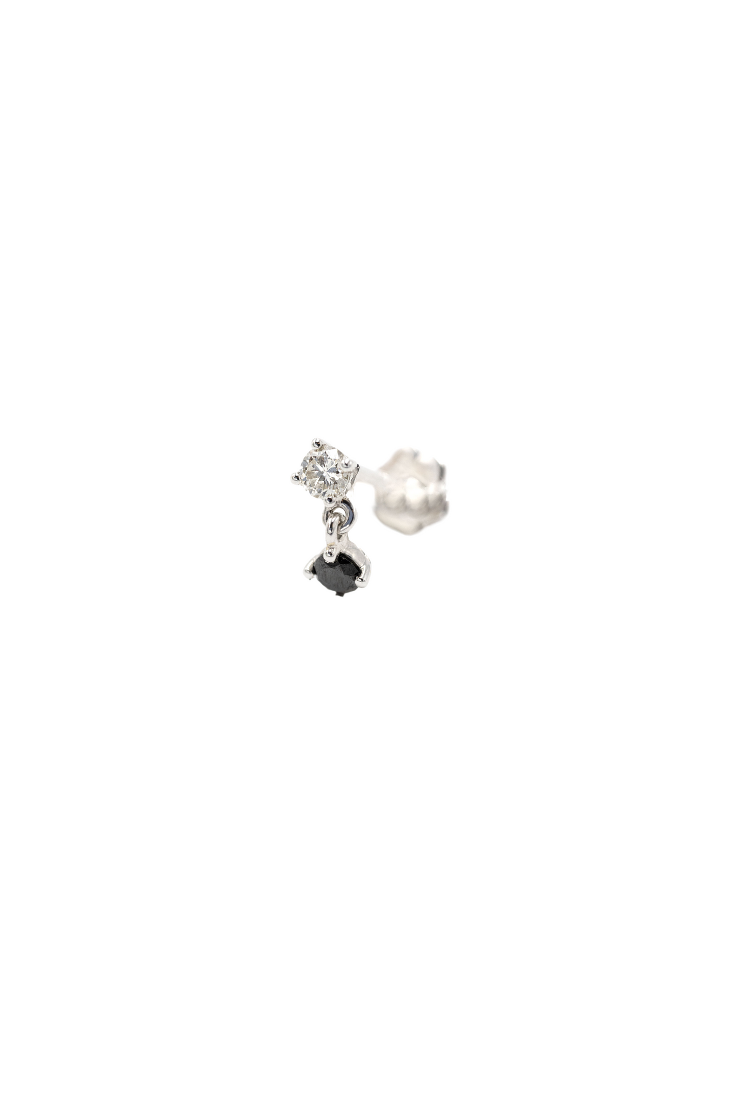 June Piercing - Black Diamond - White Gold