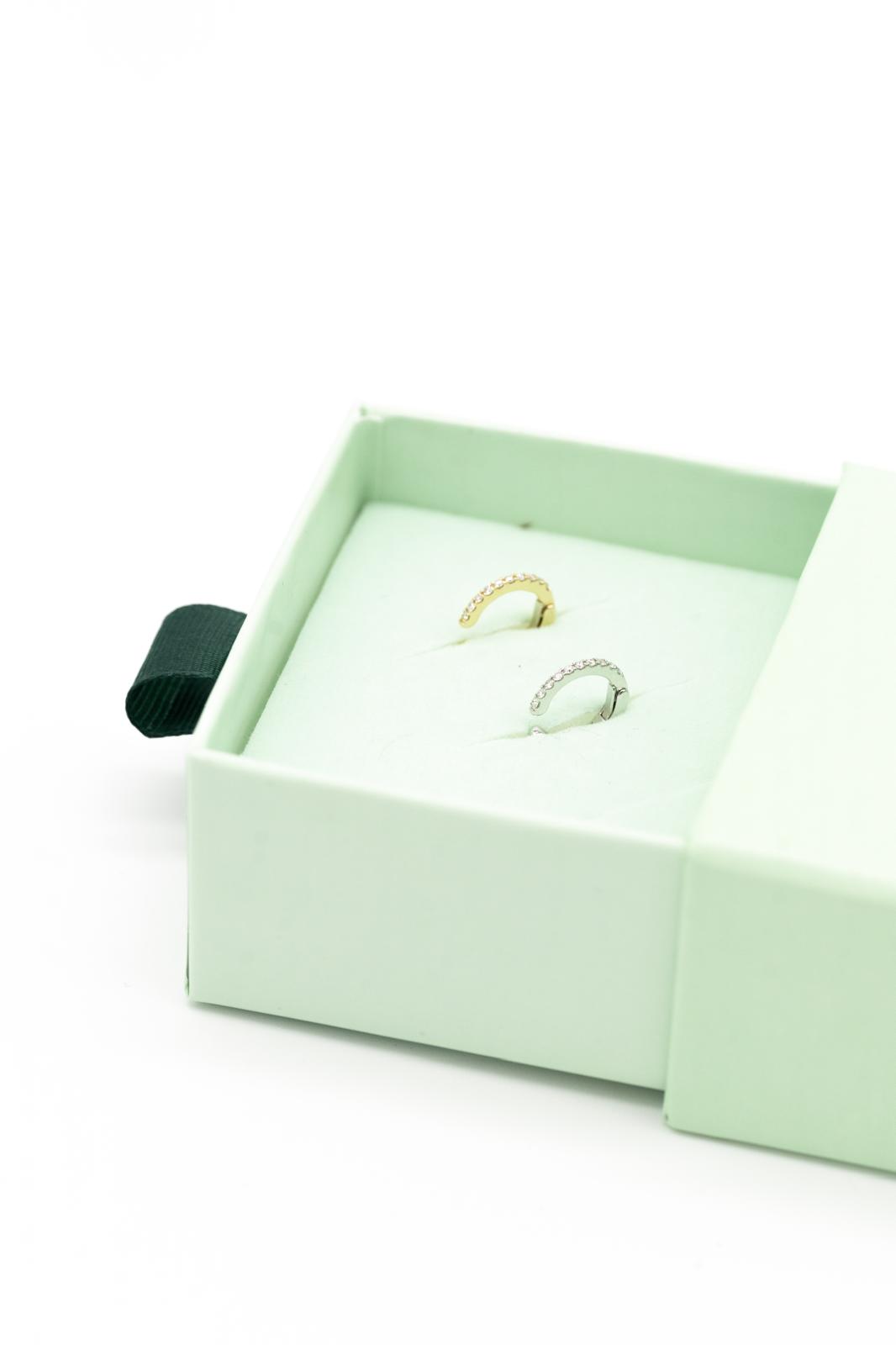 Ear Cuff Stella - Or Blanc