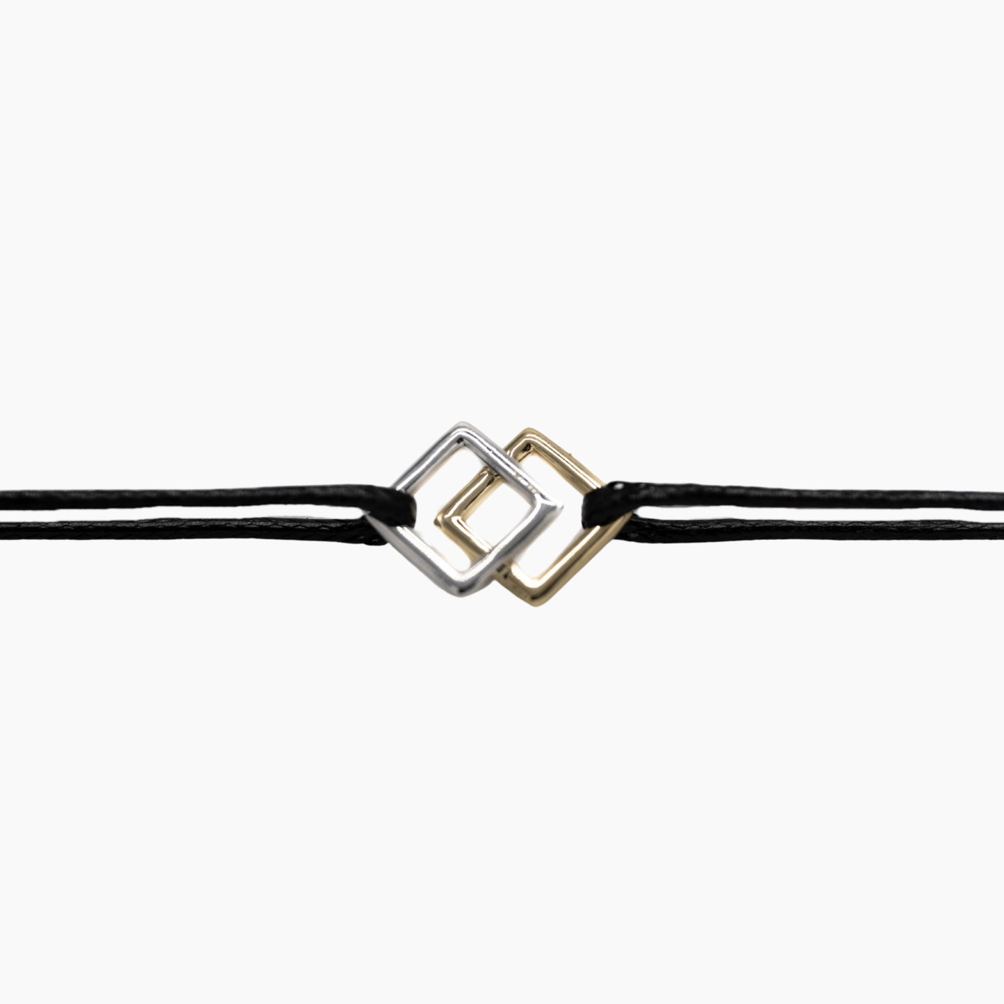 Square S Bracelet - Two-Tone