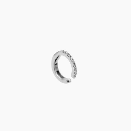 Stella Ear Cuff - White Gold