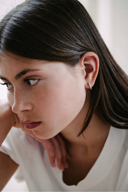 Single Earring - Snake Hoop