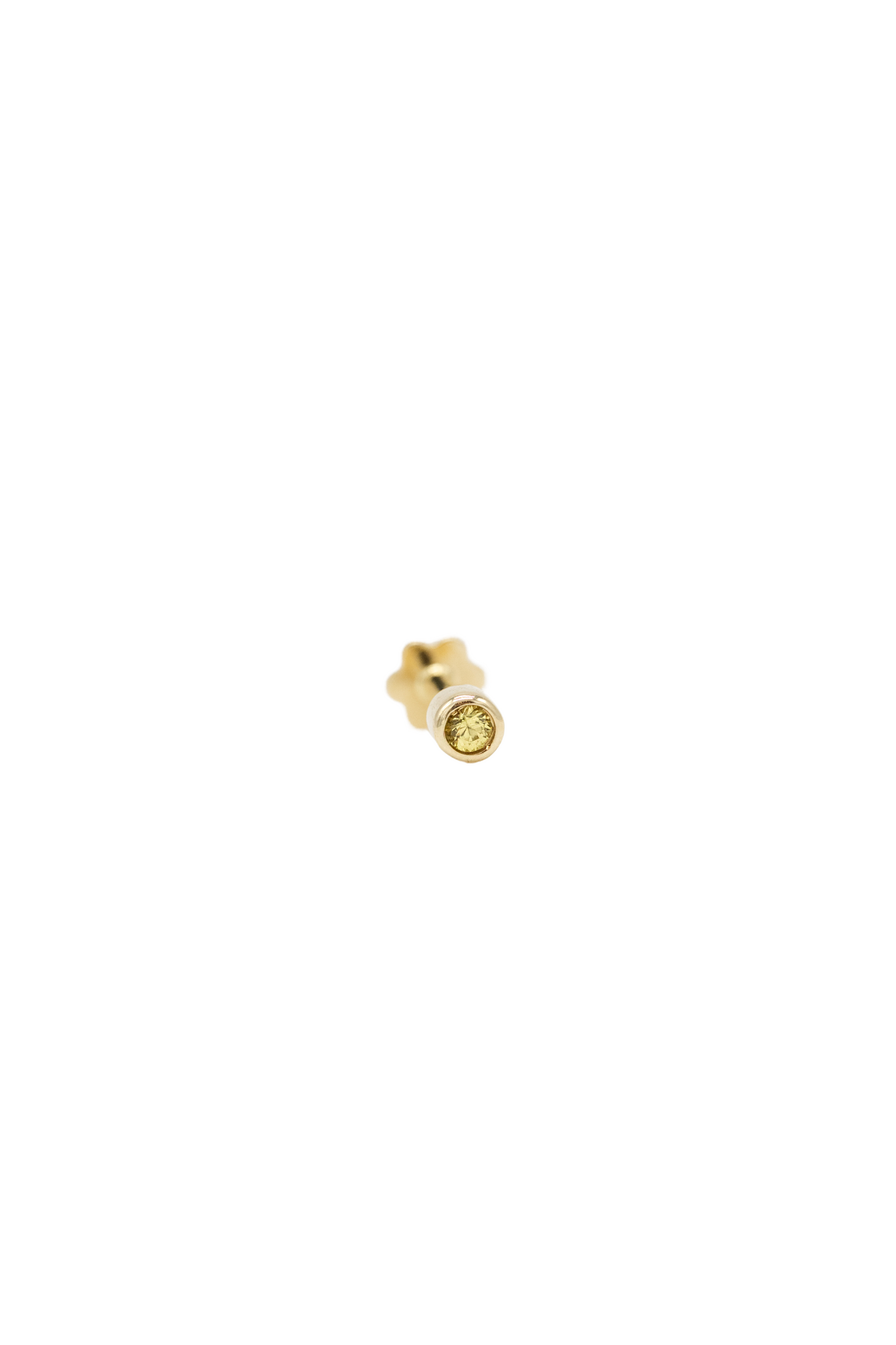 Piercing Mini Stone - Saphir Jaune