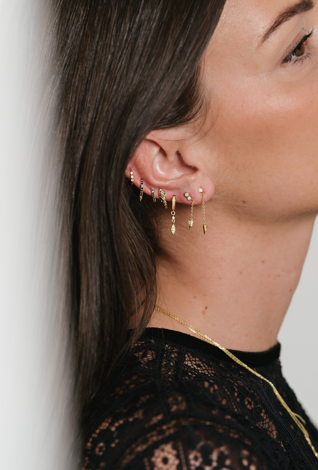 Boucle d'oreille Muse Courte 