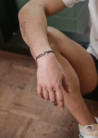 Square S Bracelet - Two-Tone