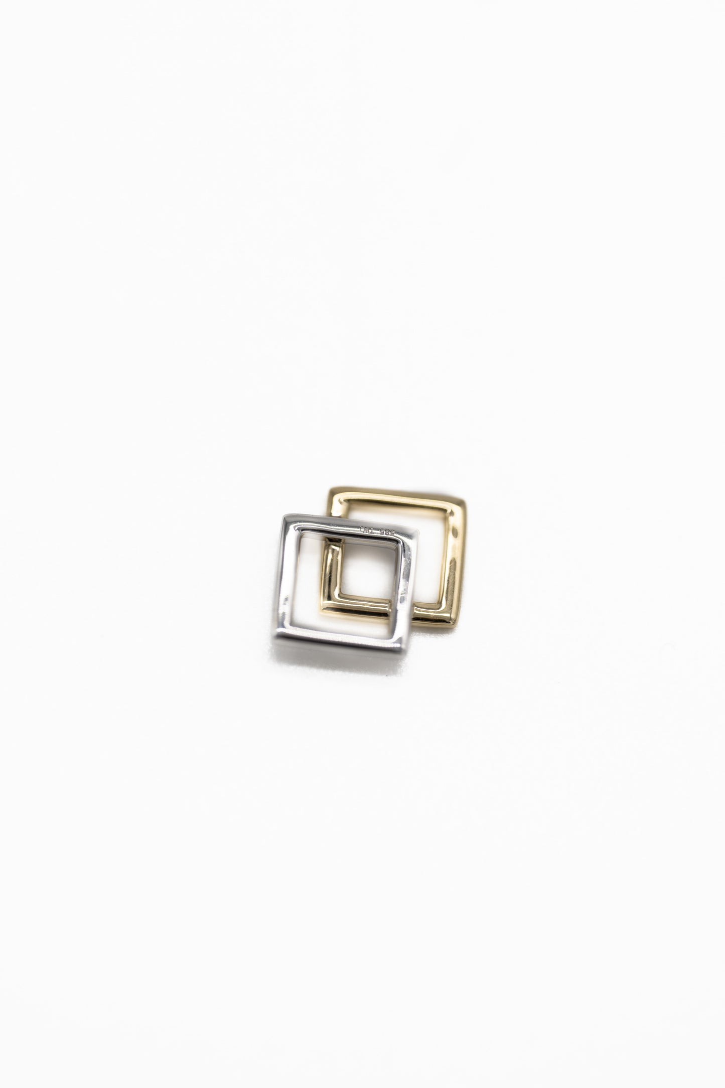 Square S Bracelet - Two-Tone